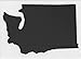 Washington State Stencil Made From 4 Ply Mat Board