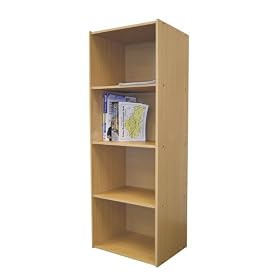 Ore International 4-Level Bookshelf