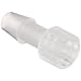 Value Plastics MTLL360-6 Natural Polypropylene Tube Fitting, Male Luer with Integral Lock Ring to 300 Series Barbed Coupler, 1/4" (6.4 mm) Tube ID (Pack of 25)