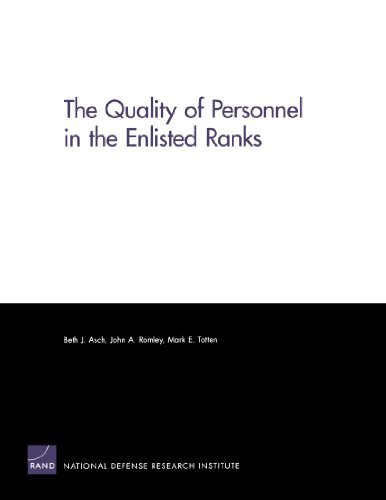 The Quality of Personnel in the Enlisted Ranks