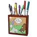 Londons Times Funny Dogs Cartoons - Dogs vs. Vacuum Cleaner - Tile Pen Holders-5 inch tile pen holder