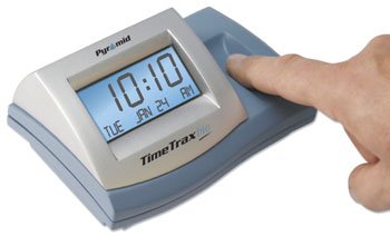 Pyramid TTBIOEK TimeTrax Bio Ethernet Time Attendance System, 50 Employee Capacity, Biometric Finger