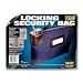 Seven-Pin Security/Night Deposit Bag with Two Keys, Nylon, 8-1/2 x 11, Navy
