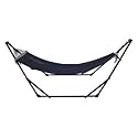 High-Grade Foldable Hammock (Black) with Carrying Bag