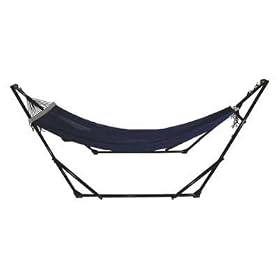 High-Grade Foldable Hammock (Black) with Carrying Bag