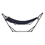 High-Grade Foldable Hammock (Black) with Carrying Bag