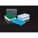 Simport BioTube T100-50G Polypropylene Tube Rack, Storage Box Only, Green (Case of 10)