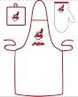 Cleveland Indians Grilling Apron Set - Baseball Sports Merchandise