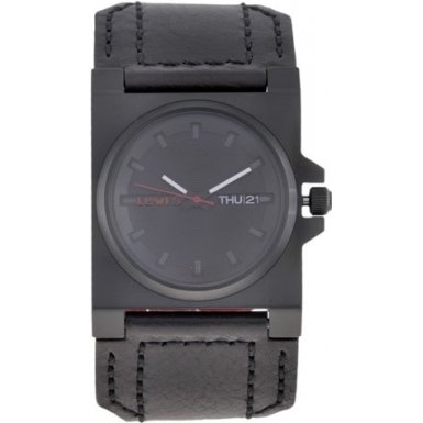 Levis L002GIBBRB Ladies Black Dial With Black Ip Steel Case And Strap Watch
