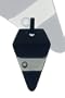 Black Arrowhead Stainless Steel Pendant