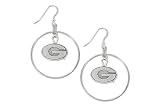 Georgia Bulldogs School Charm Round Earrings