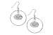 Georgia Bulldogs School Charm Round Earrings
