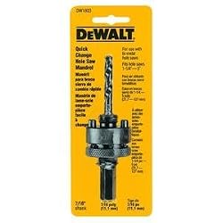 Black & Decker/DWLT DW1803 Hole Saw Mandrel