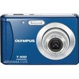 Olympus T-100 12MP Digital Camera with 3x Optical Zoom and 2.4 inch LCD (Bl ....