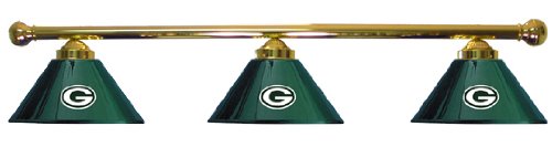 Green Bay Packers Pool Table Light - Brass Bar