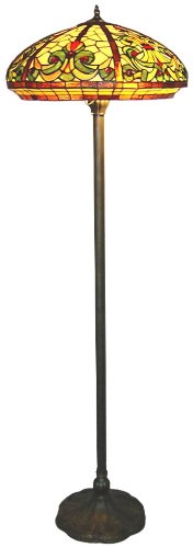 Baroque Tiffany Glass Floor Lamp