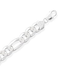 9" 350 Figaro Chain Bracelet