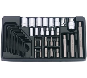 35 Piece Expert Quality Draper Hex Bit/Key Set In Insert Tray 78992 Draper IT16