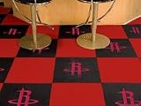 Houston Rockets NBA 18" x 18" Carpet Floor Tiles - 20 Tiles per Box