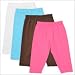 Girls Solid Capri Leggings