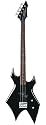 B.C. Rich Bronze Warlock Electric Bass Guitar, Black