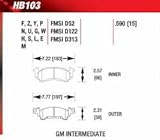 IMAGE OF Hawk Performance HB103Z.590 Performance Ceramic Brake Pad