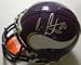 Cris Carter Autographed Minnesota Vikings Authentic Mini Football Helmet