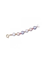 Tri-Color Freshwater Cultured Pearl Necklace or Bracelet
