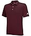 adidas Golf Men's Puremotion Solid Jersey Polo, Light Maroon/White, Medium