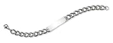 Stainless Steel Polished ID Bracelet - 8.5 inches