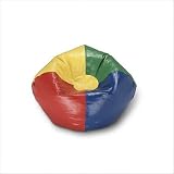 Standard Multi-Colored Vinyl Bean Bag Chair