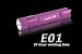 Fenix LED E01 Purple Flashlight