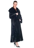 Sheared Mink Coat - Large Ruffled Collar