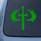 HALO EMBLEM - Vinyl Decal Sticker #A1450 | Vinyl Color: Green