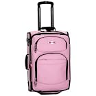 Delsey "Helium Fusion" Carry-On Expandable Upright, 21" Light Pink