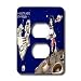 Londons Times Funny Music Cartoons - Michael Jackson Collectible, Real Moonwalk - Light Switch Covers - 2 plug outlet cover Image