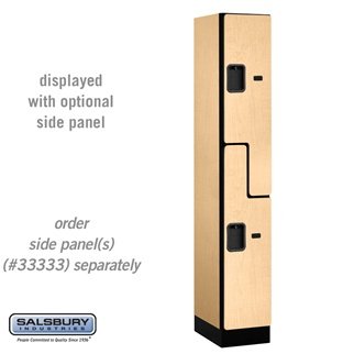 Designer Wood Locker - Double Tier