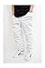 URBANJ MEN'S WHITE TWILL DROP CROTCH JOGGER PANTS