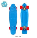Penny Skateboard ペニースケート(Cyan-Red)SK8 コンプリート