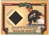 2005 Bowman Futures Game Gear Jersey Relics #EE Edwin Encarnacion - Cincinnati Reds (Piece of Authentic Game Used Jersey) (Baseball Cards)