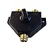 Anteenna TW-102 2 Position Coaxial Switch for 144/440MHz HAM or CB Radio UHF Female Connector Plated Golden