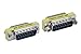 Kentek Mini DB15 15 Pin Male to Male M/M for PC MAC VGA Mini Adapter Gender Changer Coupler D-Sub