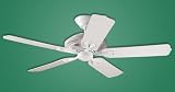 Hunter 52 Outdoor Ceiling Fan: Mariner White, Model #: 21955