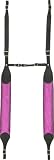 Levy's Hammered-Metal Vinyl Padded Accordion Strap, Fuschia