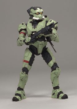Childrens Toyshop  Toys : Halo 3 Series 2 Olive Spartan Solider (EOD Armor)