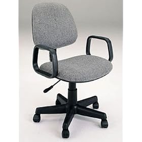 Office Secretary Swivel Chair with Casters and Gas Lift by visiondecor Furniture