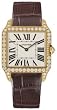 NEW CARTIER SANTOS-DUMONT SMALL SOLID GOLD WATCH WH100451 NEW CARTIER SANTOS-DUMONT SMALL SOLID GOLD WATCH WH100451