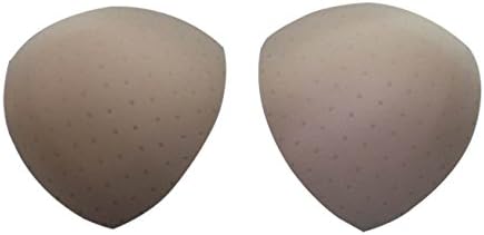 New Arrival Perforated Breathable Sponge Air Sports Sexy Bra Pads Insert (M, skin color)