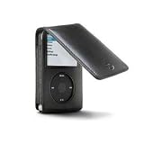 Accsi - 80GB 120GB IPOD CLASSIC LEATHER FLIP CASE - BLACK