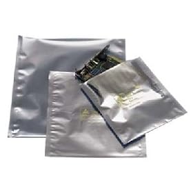 Click here to buy 3M Static Shielding Bag, 1910, 6 X 8, Metal-In, Zip Top.
